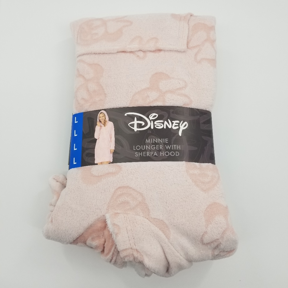 NWT Disney Minnie Lounger with Sherpa Hood - Picture 3 of 6